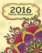 2016 Färben Wochenplaner