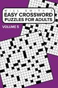 Easy Crossword Puzzles for Adults - Volume 5