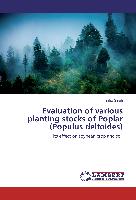 Evaluation of various planting stocks of Poplar (Populus deltoides)