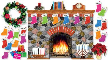 Holiday Hearth Bulletin Board