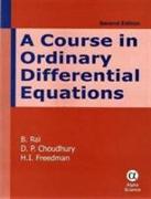 A Course in Ordinary Differential Equations