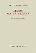 Festschrift für Georg Maier-Reimer zum 70. Geburtstag