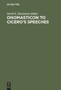 Onomasticon to Cicero's Speeches