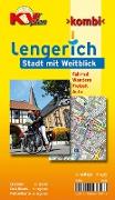 Lengerich, KVplan, Radkarte/Wanderkarte/Stadtplan, 1:25.000 / 1:15.000 / 1:5.000