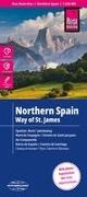 Reise Know-How Landkarte Spanien Nord mit Jakobsweg / Northern Spain and Way of St. James (1:350.000)