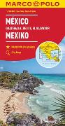 MARCO POLO Kontinentalkarte Mexiko, Guatemala, Belize, El Salvador 1:2,5 Mio