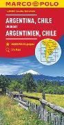MARCO POLO Kontinentalkarte Argentinien, Chile 1:4 Mio