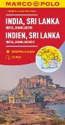 MARCO POLO Kontinentalkarte Indien, Sri Lanka 1:2,5 Mio