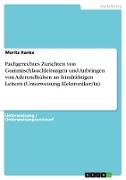 Fachgerechtes Zurichten von Gummischlauchleitungen und Anbringen von Aderendhülsen an feindrähtigen Leitern (Unterweisung Elektroniker/in)