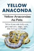 Yellow Anaconda. Yellow Anacondas As Pets. Yellow Anaconda daily care, pro's and cons, cages, costs, diet, biology and health