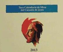 Taco calendario del Corazón de Jesús 2013 (mesa, sin soporte)