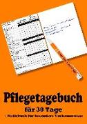 Pflegetagebuch für 30 Tage - inkl. Notizbuch