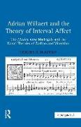 Adrian Willaert and the Theory of Interval Affect
