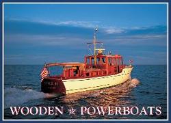 Wooden Power Boats Note Cards by Benjamin Mendlowitz