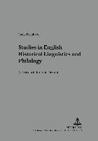 Studies in English Historical Liguistics and Philology