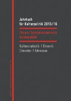 Jahrbuch für Kulturpolitik 2015/16