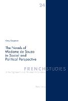 The Novels of Madame de Souza in Social and Political Perspective