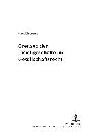 Grenzen der Insichgeschäfte im Gesellschaftsrecht