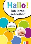 Hallo! Ich lerne schreiben. Deutsch als Zweitsprache. Schreibtrainer