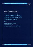 Literaturvermittlung im Deutschunterricht in Burkina Faso