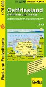 Ostfriesland Ostfriesische Inseln 1:75.000 Rad- und Freizeitkarte