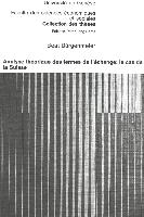 Analyse Theorique Des Termes de L'Echange: Le Cas de La Suisse