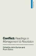 Conflict: Readings in Management and Resolution