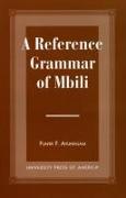 A Reference Grammar of Mbili