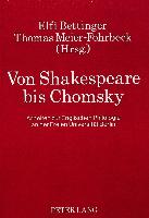 Von Shakespeare bis Chomsky: Arbeiten zur englischen Philologie an der Freien Universität Berlin