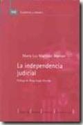 La independencia judicial