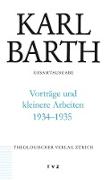 Karl Barth Gesamtausgabe Bd. 52 | Vorträge und kleinere Arbeiten 1934-1935