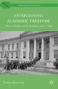 Establishing Academic Freedom