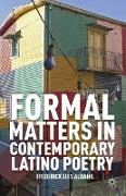 Formal Matters in Contemporary Latino Poetry