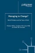 Managing to Change?