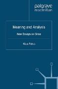 Meaning and Analysis: New Essays on Grice