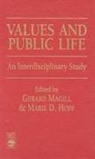 Values and Public Life: An Interdisciplinary Study
