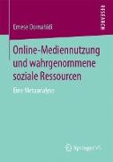 Online-Mediennutzung und wahrgenommene soziale Ressourcen