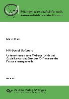 HR Social Software. Unternehmensinterne Weblogs, Wikis und Social Networking Services für Prozesse des Personalmanagements