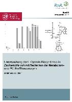 Untersuchung der L-Cystein-Biosynthese in Escherichia coli mit Techniken der Metabolom- und 13C-Stoffflussanalyse