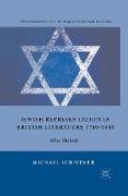 Jewish Representation in British Literature 1780-1840