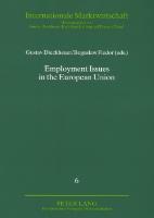 Employment Issues in the European Union