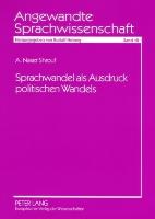 Sprachwandel als Ausdruck politischen Wandels