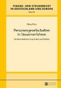 Personengesellschaften in Steuerverfahren