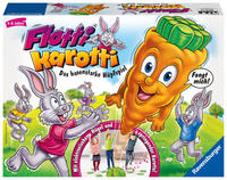 Ravensburger 21200 - Flotti Karotti, Bewegungsspiel für Kinder ab 4 Jahren, Familienspiel für Kinder und Erwachsene, Reaktionsspiel für 1-6 Spieler