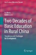 Two Decades of Basic Education in Rural China