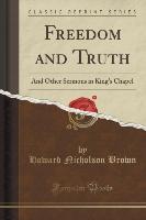 Freedom and Truth