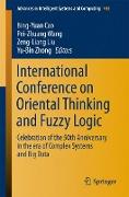 International Conference on Oriental Thinking and Fuzzy Logic