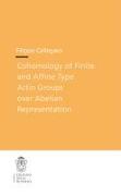 Cohomology of Finite and Affine Type Artin Groups over Abelian Representation