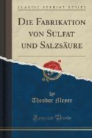 Die Fabrikation von Sulfat und Salzsäure (Classic Reprint)