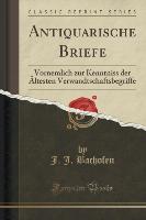 Antiquarische Briefe